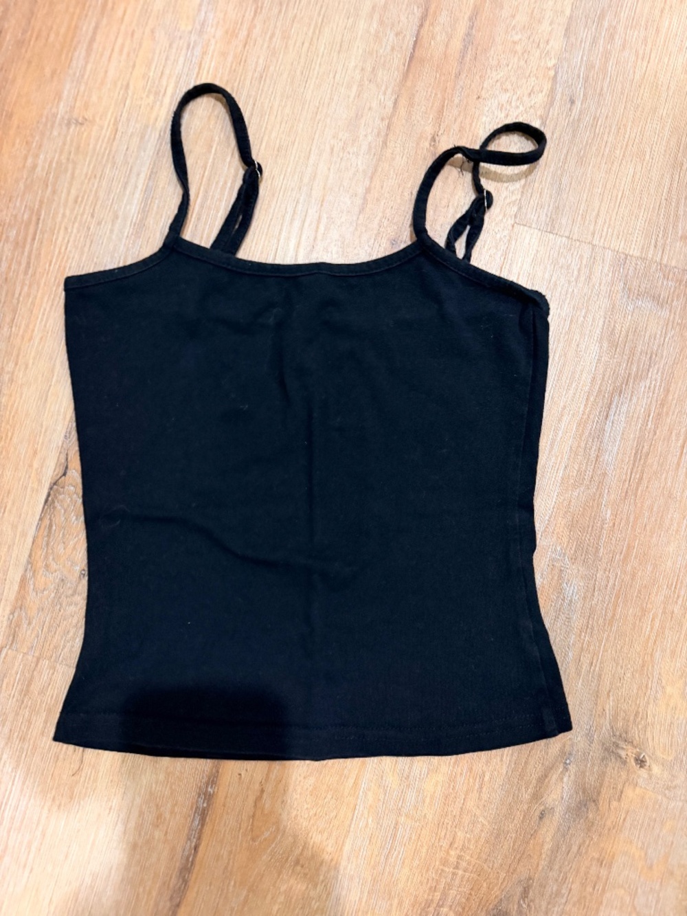 Edikted Black Cropped Tank Top-Small